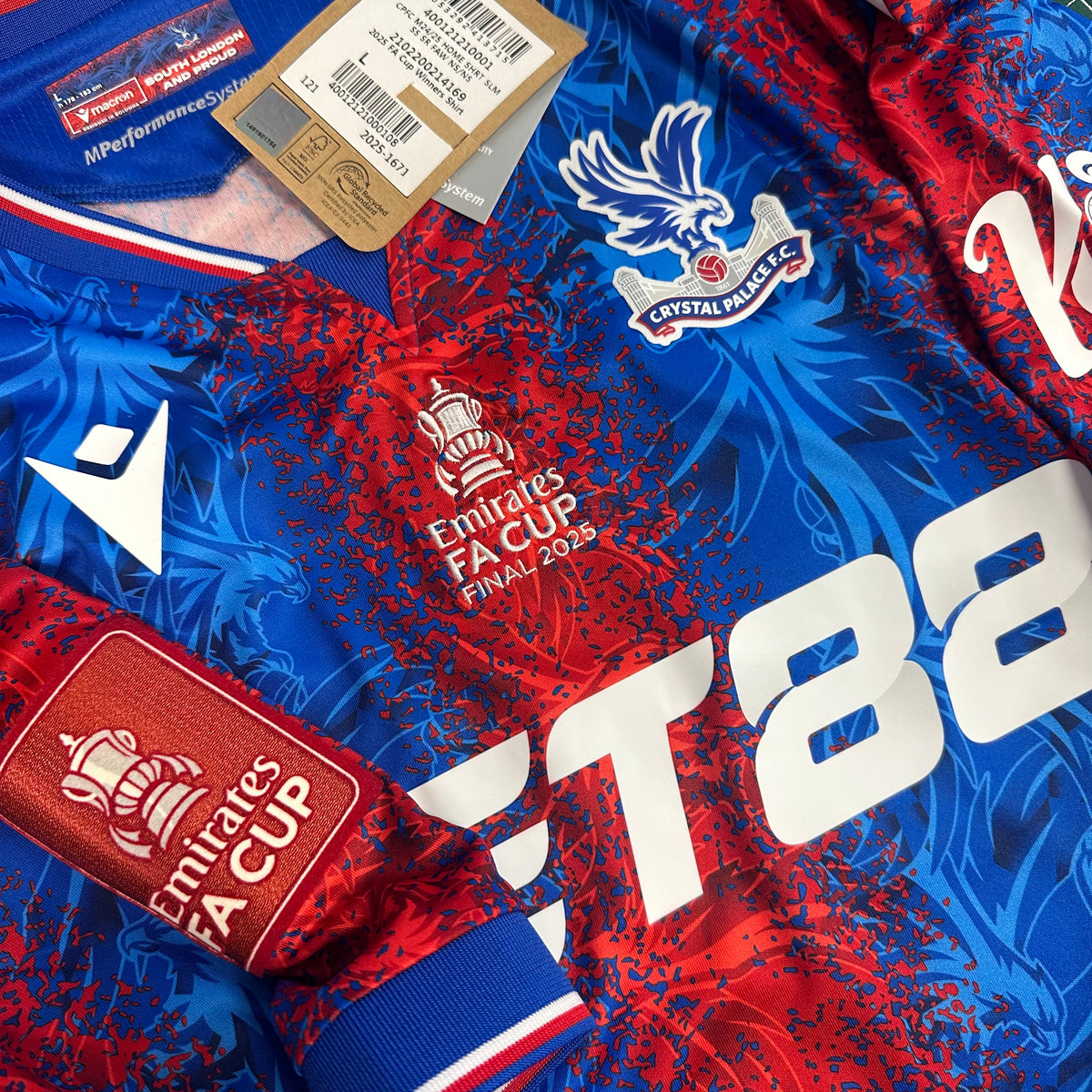 2025 Crystal Palace Home Shirt FA Cup Final Winners 25 [New] L — Looking after your new Crystal Palace Home shirt | The Vault