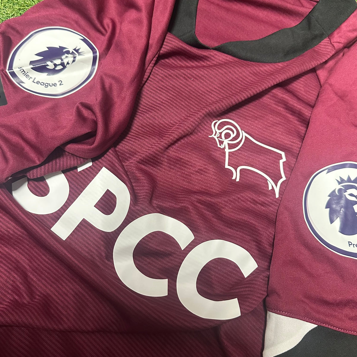 2022-23 Derby County Third away Shirt Player Issue 22 [Perfect] M — Looking after your Derby County Third jersey | The Vault