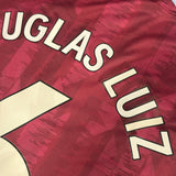 Framed Douglas Luiz Signed Aston Villa Shirt 2023-24 Home [Classic]