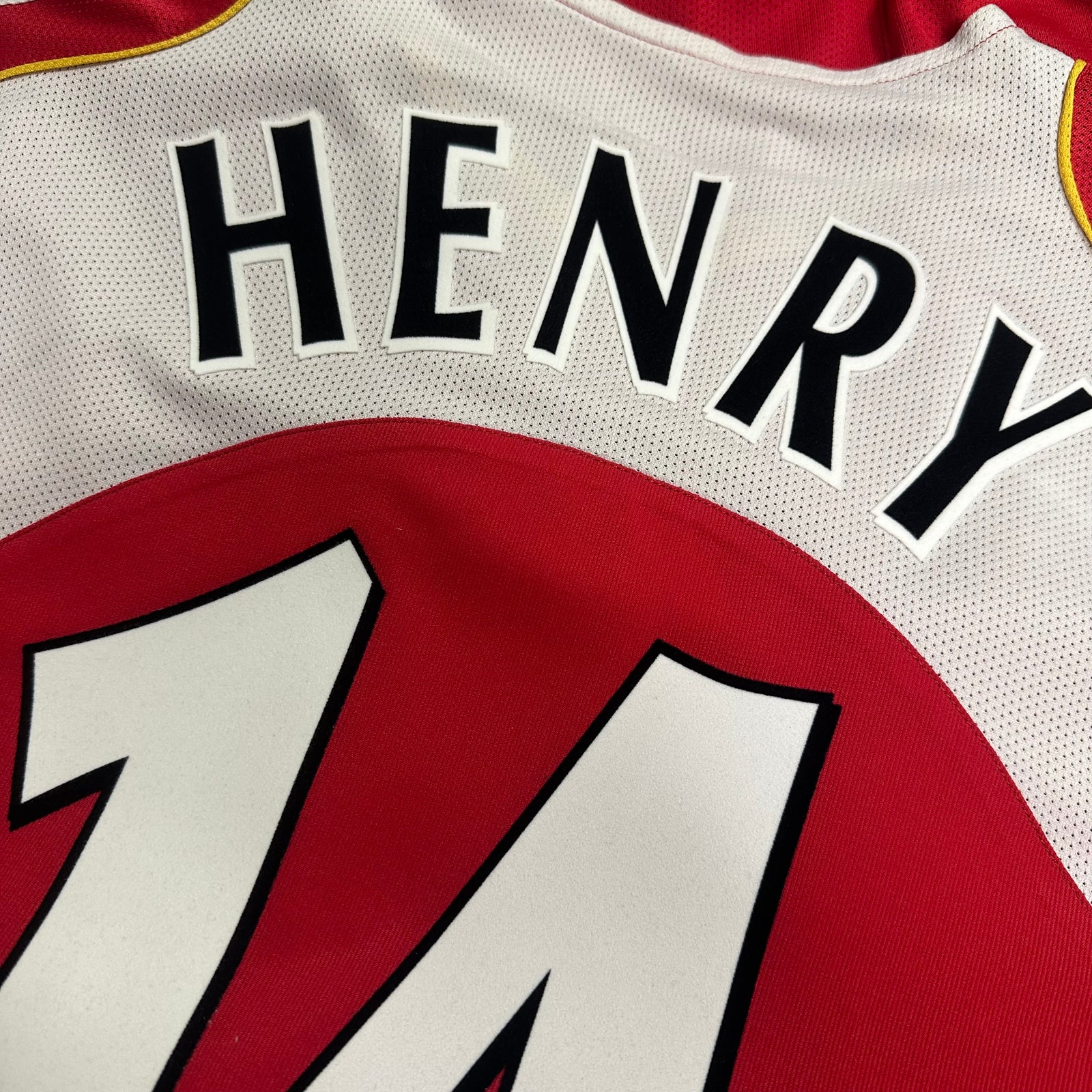 Maillot De Foot Arsenal Domicile 2004-2005 - Nike - N°14 Henry - Taille L (occasion)