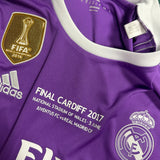 2017 Real Madrid Away Shirt Ronaldo 7 CL Final v Juventus [Excellent]