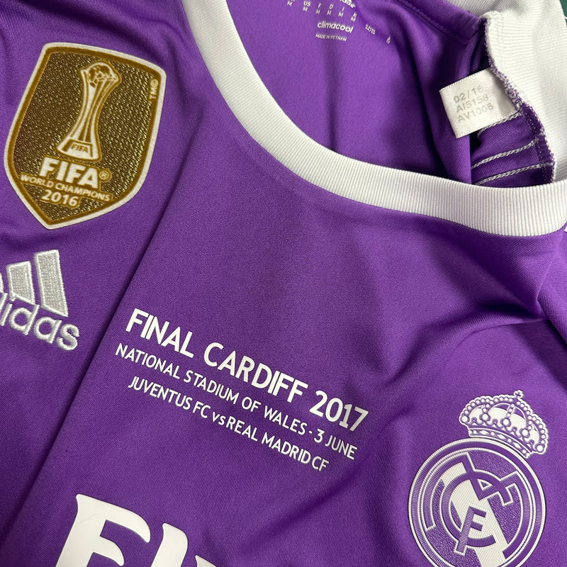 Real Madrid 2017 CL Final Away Shirt Ronaldo 7 Purple