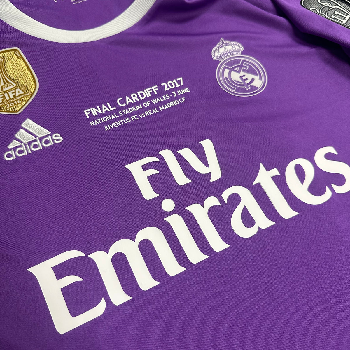2017 Real Madrid Away Shirt Ronaldo 7 CL Final v Juventus [Excellent] — How we grade our retro Real Madrid shirts | The Vault