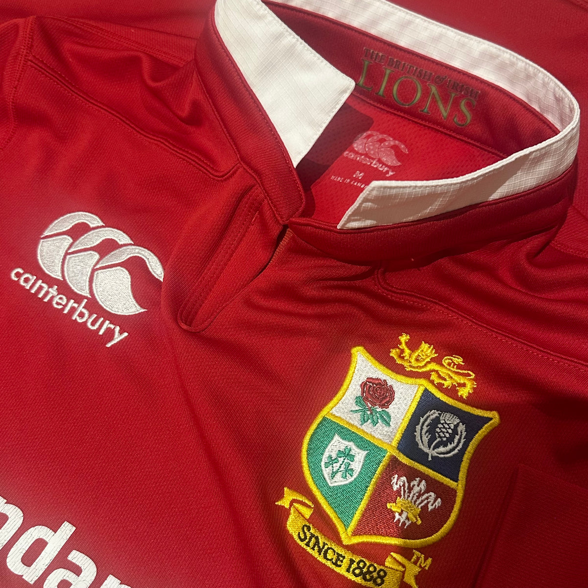 2017 British & Irish Lions Rugby Home Shirt [Good] M — How we grade our retro British & Irish Lions shirts | The Vault
