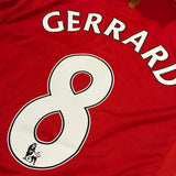 2008-10 Liverpool Home Shirt Gerrard 8 long sleeve [Good] M