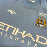 2010-11 Manchester City Home Shirt Yaya Toure 42 FA Cup [Excellent]