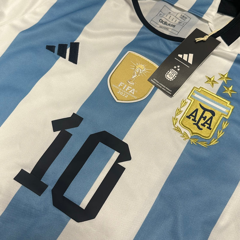 Argentina 2022/23 Home Shirt Messi 10 | Adidas 3 Star