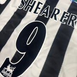 1999-00 Newcastle United Home Shirt Shearer 9 [Excellent]
