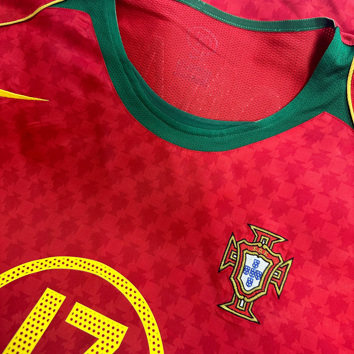 2004-06 Portugal Home Shirt Ronaldo 17 [Excellent] XXL — Looking after your Portugal Home jersey | The Vault