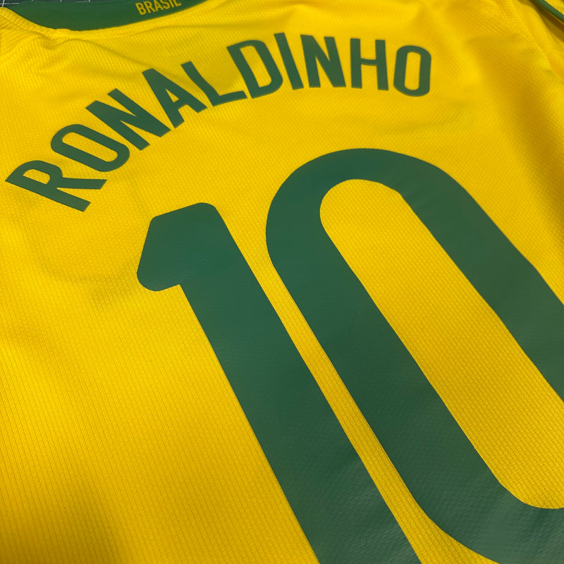 Brazil 2008-10 Home Shirt Ronaldinho | Nike