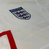 1999-01 England Home Shirt Beckham 7 [Excellent] M
