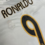 2004-05 Real Madrid Home Shirt Ronaldo 9 [Excellent] XL