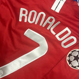 2008 Manchester United Home Shirt Moscow Final Ronaldo 7 [Perfect] XL