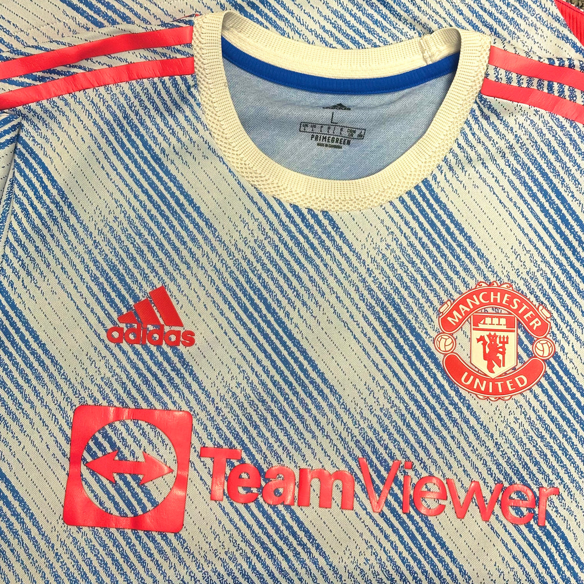 2021-22 Manchester United Away Shirt Pro Version [Excellent] L — Looking after your Manchester United Away jersey | The Vault