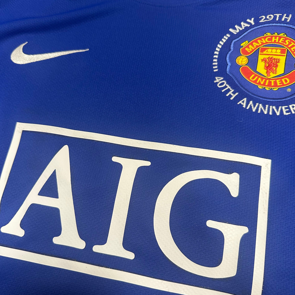 2008-09 Manchester United Third away Shirt Ronaldo 7 [Excellent] L — Looking after your Manchester United Third jersey | The Vault