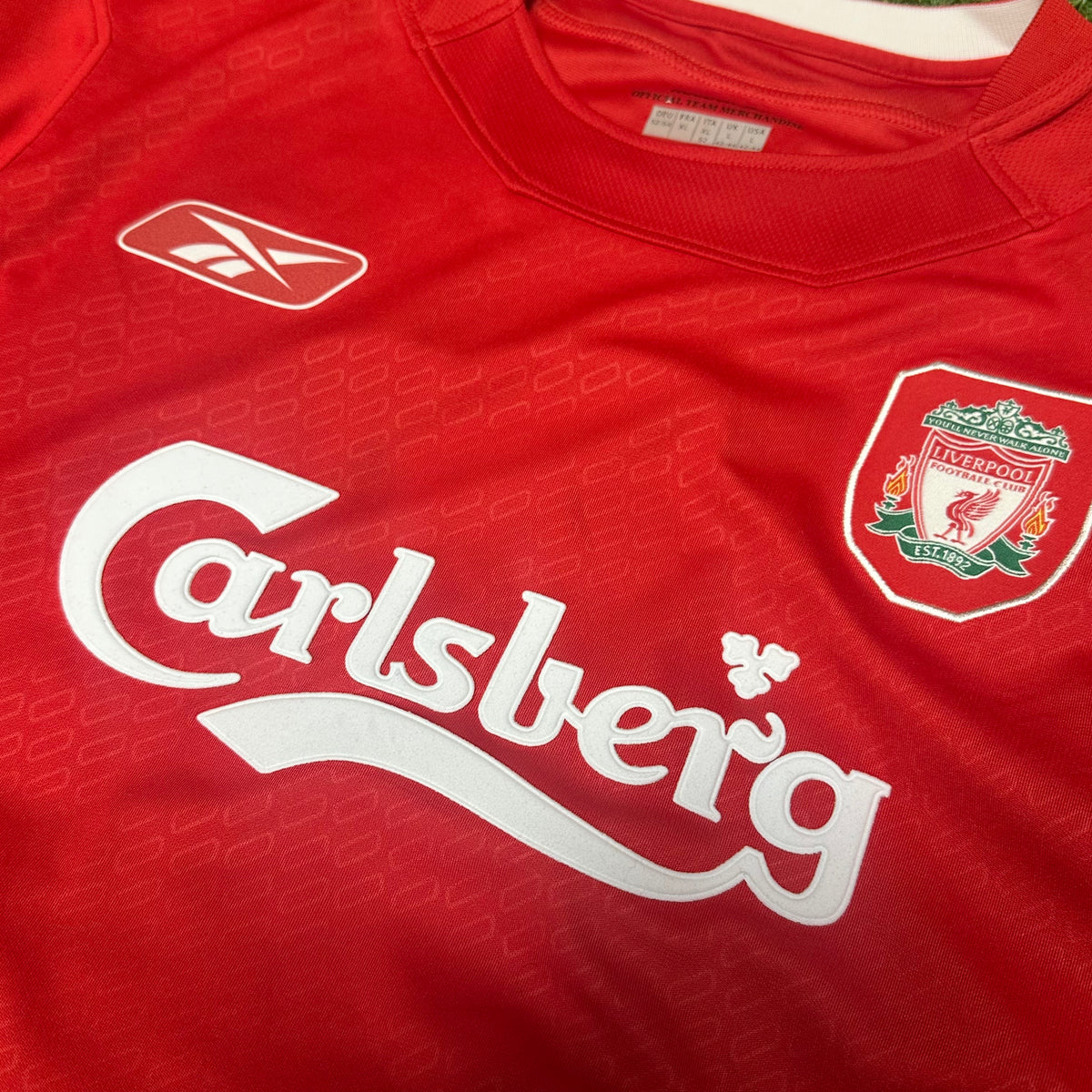 2004-06 Liverpool Home Shirt Gerrard 8 [Excellent] L — Looking after your Liverpool Home jersey | The Vault