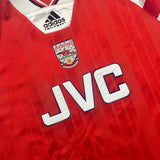 1992-94 Arsenal Home Shirt Wright 8 [Excellent] S