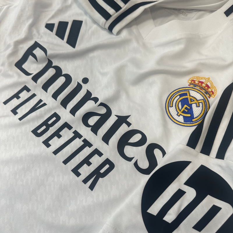 2024-25 Real Madrid Home Shirt Mbappe 9 [New] XL