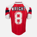 1992-94 Arsenal Home Shirt Wright 8 [Excellent] S