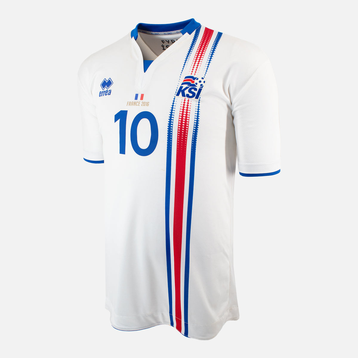 2016 Iceland Away Shirt G.Sigurdsson 10 v France [New] XXL — Original and official Iceland shirt, brand new with tags | The Vault