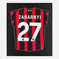 Framed Zabarnyi Signed Shirt, Bournemouth Home [Lite]
