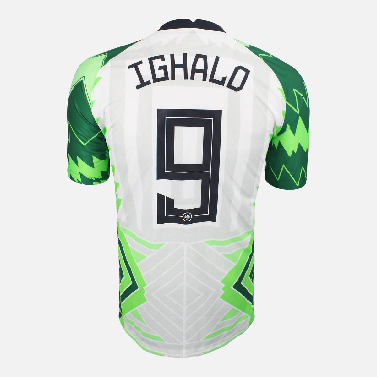 2020-21 Nigeria Home Shirt Ighalo 9 [New] XL — Original and official Nigeria shirt, brand new with tags | The Vault