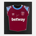Framed Danny Ings Signed Shirt, West Ham Home [Lite]