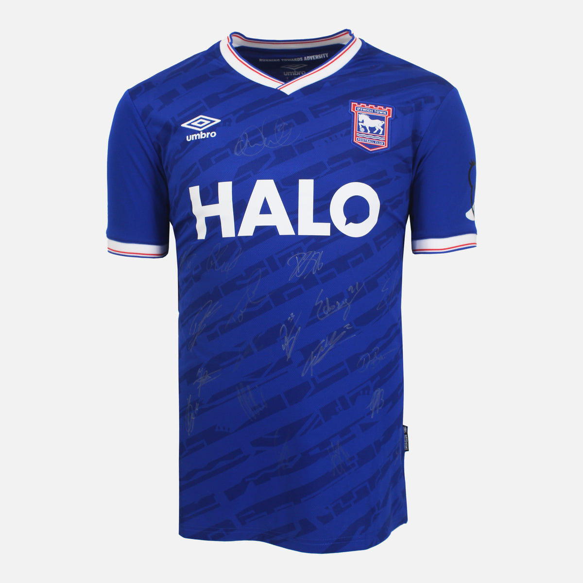 Squad Signed Ipswich Town Shirt 2025-26 Home [21 Autographs] — Official squad-signed Ipswich Town shirt | The Vault