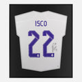 Framed Isco Signed Shirt, Real Madrid Champions League Winners [Lite]