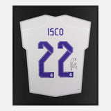 Framed Isco Signed Shirt, Real Madrid Champions League Winners [Mini]