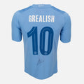 Grealish Signed Manchester City Shirt 2023-24 Home [10]