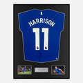 Framed Jack Harrison Signed Everton Shirt 2023-24 Home [Classic]