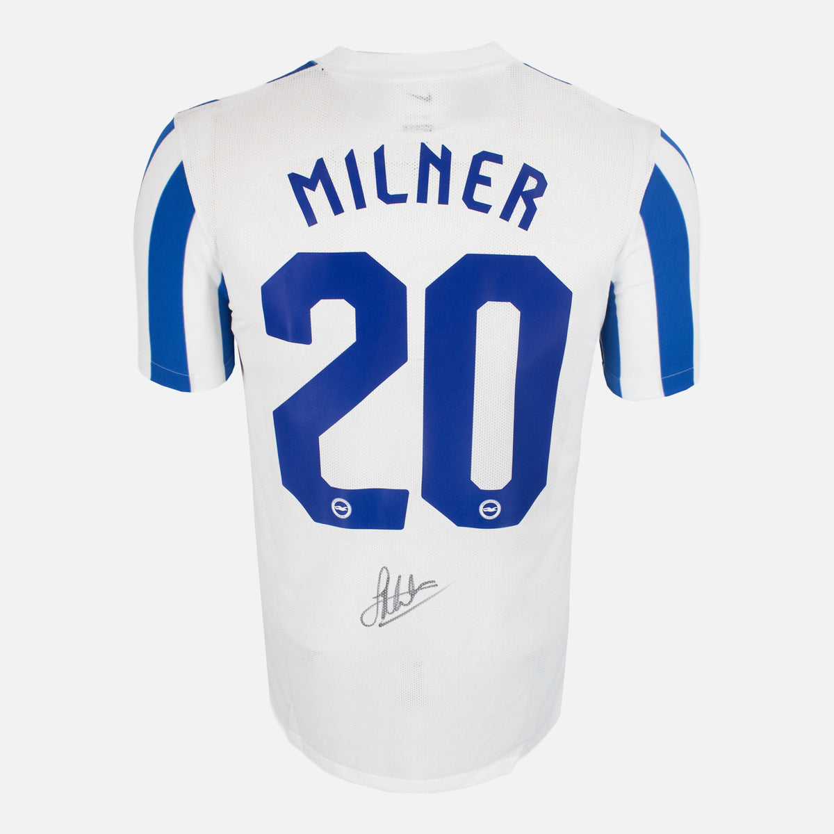 James Milner Signed Brighton & Hove Albion Shirt [20] — Brighton & Hove Albion signed shirt | The Vault