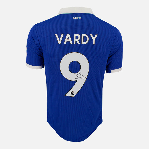 Jamie Vardy Signed Leicester City Shirt Home 2022-23 [9]