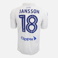 2016-17 Leeds United Home Shirt Jansson 18 [Excellent] L