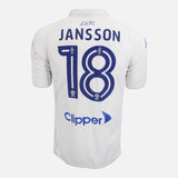 2016-17 Leeds United Home Shirt Jansson 18 [Excellent] L