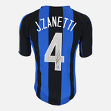 Framed Javier Zanetti Signed Inter Milan Shirt Home [Classic]