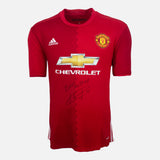 Jesse Lingard Signed Manchester United Shirt 2016-17 Home [Front]