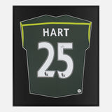 Framed Joe Hart Signed Shirt, Manchester City Goalkeeper [Lite]