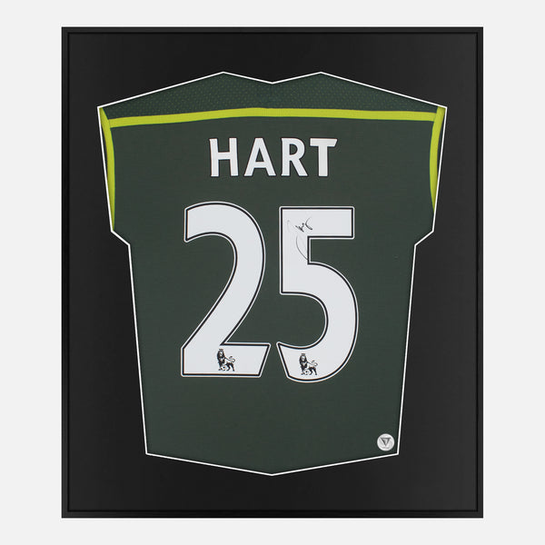 Framed Joe Hart Signed Shirt, Manchester City Goalkeeper [Lite]