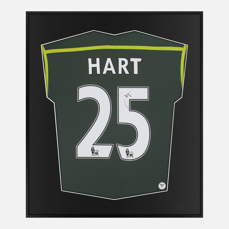 Framed Joe Hart Signed Shirt, Manchester City Goalkeeper [Lite]