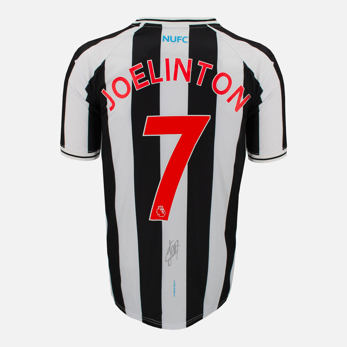 Joelinton Signed Newcastle United Shirt 2022-23 Home [7] — Newcastle United signed shirt from the 2022 to 2023 season | The Vault