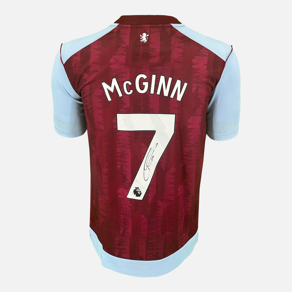 John McGinn Signed Aston Villa Shirt 2023-24 Home [7]