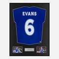 Framed Jonny Evans Signed Leicester City Shirt [Classic]