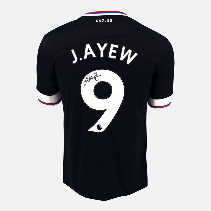 Framed Jordan Ayew Signed Crystal Palace Shirt 2022-23 Third [Modern]
