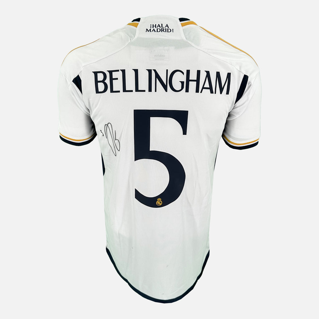 Jude Bellingham Hand Signed Real Madrid Shirt #5 Verified COA England Star