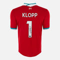 Signed Jurgen Klopp Liverpool Shirt 2020-21 Home [1]