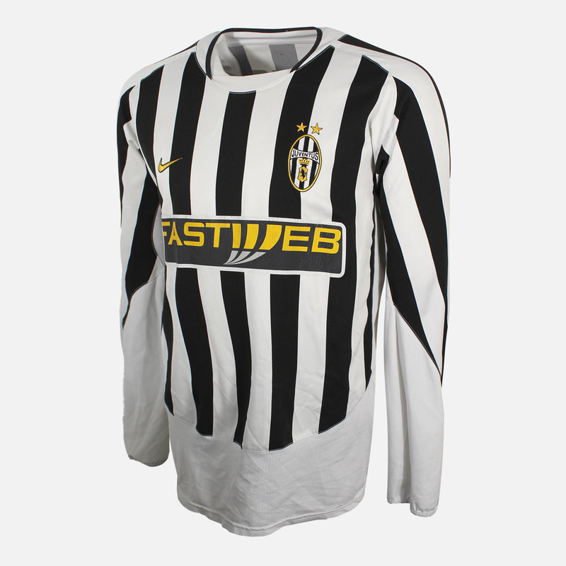 2003-04 Juventus Home Shirt Del Piero 10 long sleeve [Good] L