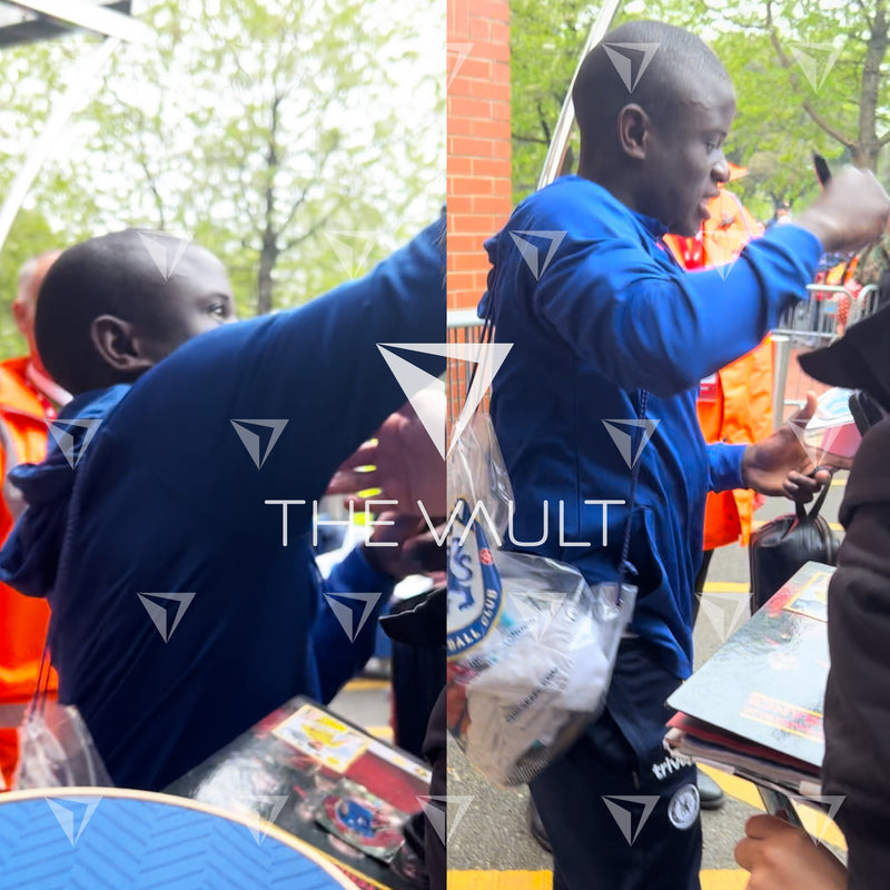 N'golo Kante Signed Chelsea Shirt 2020-21 Home CL Winners [7]