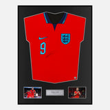 Framed Harry Kane Signed England Shirt Away 2022 World Cup [Modern]